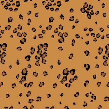 Abstract modern leopard seamless pattern. Animals trendy background. Beige Stock Illustration