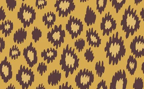Abstract modern leopard seamless pattern. Animals trendy background. Color Illustrazione stock