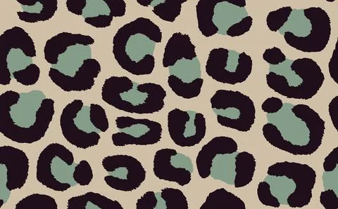 Abstract modern leopard seamless pattern. Animals trendy background. Color Stock Illustration