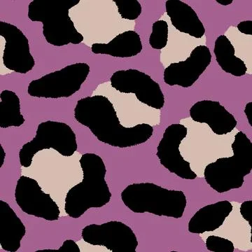 Abstract modern leopard seamless pattern. Animals trendy background. Pink and 스톡 일러스트