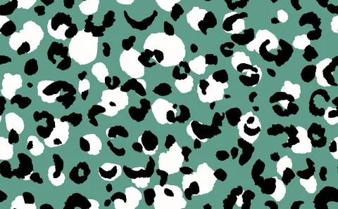 Abstract modern leopard seamless pattern. Animals trendy background. Color Stock Illustration