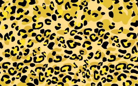 Abstract modern leopard seamless pattern. Animals trendy background. Color Stock Illustration