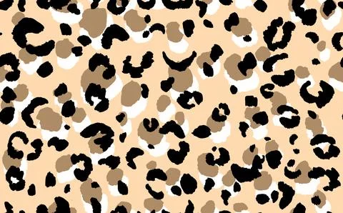 Abstract modern leopard seamless pattern. Animals trendy background. Color Illustrazione stock
