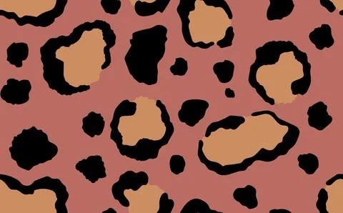 Abstract modern leopard seamless pattern. Animals trendy background. Color Stockillustratie