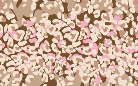 Abstract modern leopard seamless pattern. Animals trendy background. Color Stock Illustration