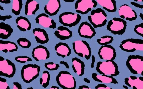 Abstract modern leopard seamless pattern. Animals trendy background. Color Stockillustratie