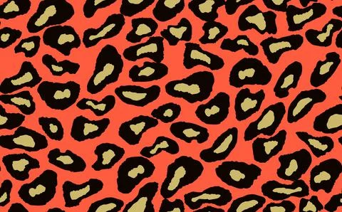 Abstract modern leopard seamless pattern. Animals trendy background. Color Stock Illustration