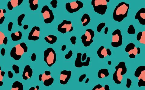 Abstract modern leopard seamless pattern. Animals trendy background. Color Stock Illustration