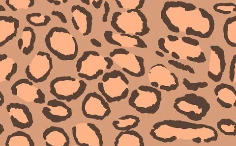 Abstract modern leopard seamless pattern. Animals trendy background. Color Illustrazione stock