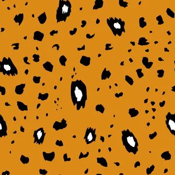 Abstract modern leopard seamless pattern. Animals trendy background. Color Stock Illustration