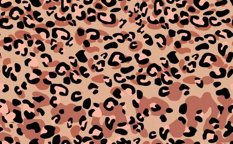 Abstract modern leopard seamless pattern. Animals trendy background. Color Stock Illustration