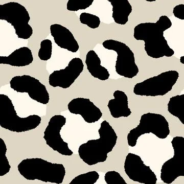 Abstract modern leopard seamless pattern. Animals trendy background. Beige 스톡 일러스트