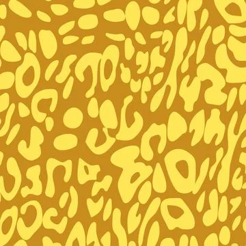Abstract modern leopard seamless pattern. Animals trendy background. Orange Stockillustratie