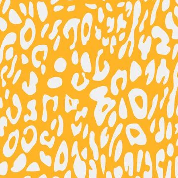 Abstract modern leopard seamless pattern. Animals trendy background. White and Illustrazione stock