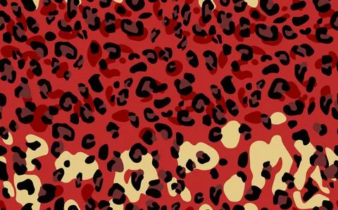 Abstract modern leopard seamless pattern. Animals trendy background. Color Stockillustratie