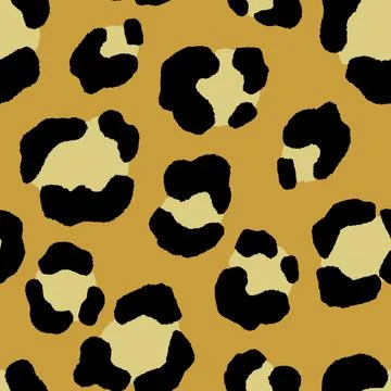 Abstract modern leopard seamless pattern. Animals trendy background. Beige Illustrazione stock