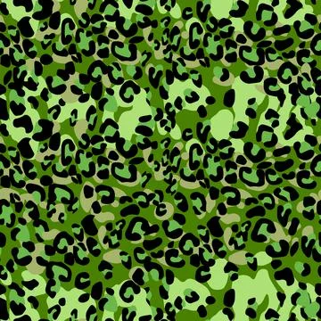 Abstract modern leopard seamless pattern. Animals trendy background. Color Stockillustratie