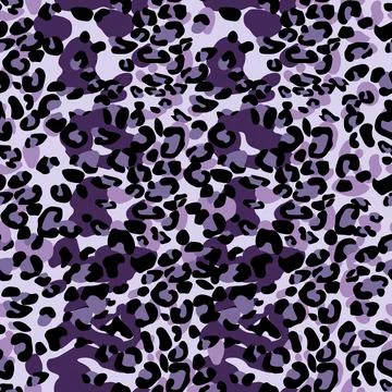 Abstract modern leopard seamless pattern. Animals trendy background. Color Illustrazione stock