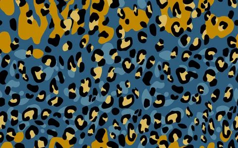 Abstract modern leopard seamless pattern. Animals trendy background. Color Illustrazione stock