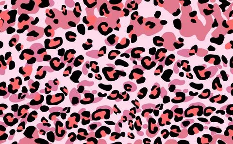 Abstract modern leopard seamless pattern. Animals trendy background. Color Stock Illustration