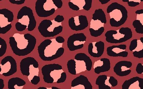 Abstract modern leopard seamless pattern. Animals trendy background. Color Stock Illustration