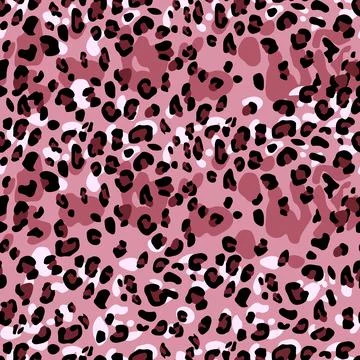Abstract modern leopard seamless pattern. Animals trendy background. Color Illustrazione stock