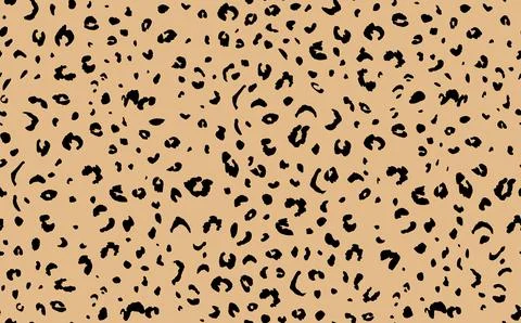 Abstract modern leopard seamless pattern. Animals trendy background. Beige and Stock Illustration