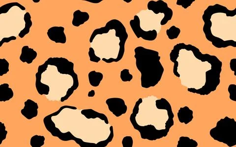 Abstract modern leopard seamless pattern. Animals trendy background. Color Stock Illustration