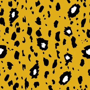 Abstract modern leopard seamless pattern. Animals trendy background. Color Stock Illustration