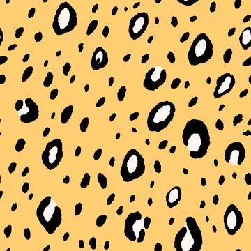 Abstract modern leopard seamless pattern. Animals trendy background. Beige Stock Illustration