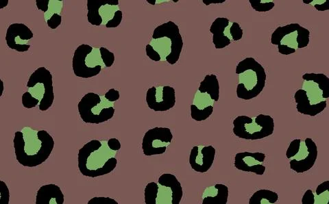 Abstract modern leopard seamless pattern. Animals trendy background. Color Stock Illustration