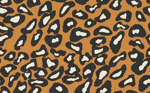 Abstract modern leopard seamless pattern. Animals trendy background. Color Stock Illustration