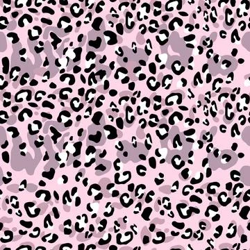 Abstract modern leopard seamless pattern. Animals trendy background. Color Stock Illustration
