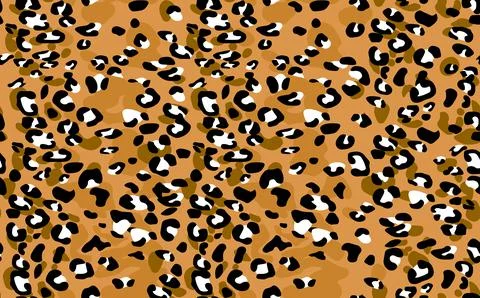 Abstract modern leopard seamless pattern. Animals trendy background. Color Stock Illustration