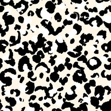 Abstract modern leopard seamless pattern. Animals trendy background. Beige and Illustrazione stock