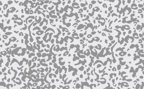 Abstract modern leopard seamless pattern. Animals trendy background. Grey Illustrazione stock