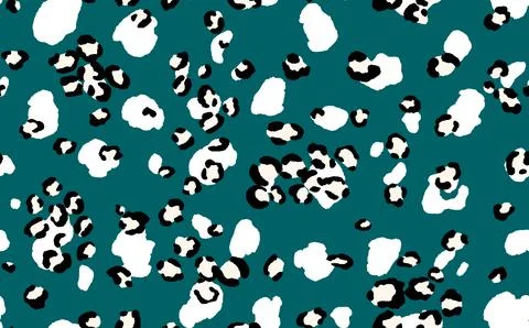 Abstract modern leopard seamless pattern. Animals trendy background. Color Illustrazione stock