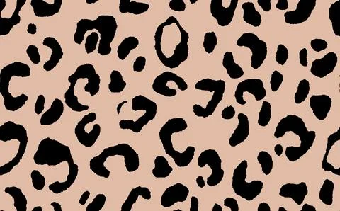 Abstract modern leopard seamless pattern. Animals trendy background. Color 库存插图