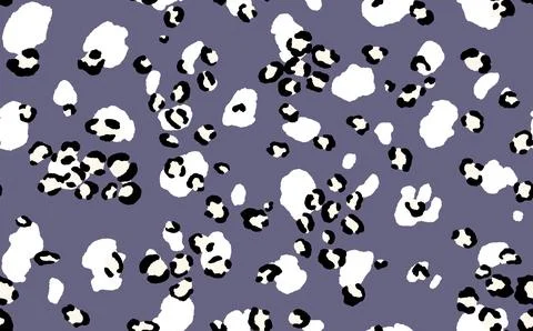 Abstract modern leopard seamless pattern. Animals trendy background. Color Illustrazione stock