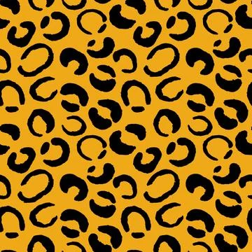 Abstract modern leopard seamless pattern. Animals trendy background. Color Stock Illustration
