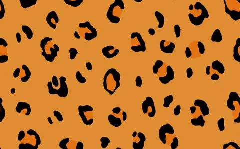 Abstract modern leopard seamless pattern. Animals trendy background. Color Stock Illustration