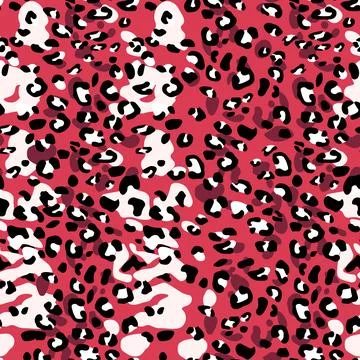 Abstract modern leopard seamless pattern. Animals trendy background. Color Stock Illustration
