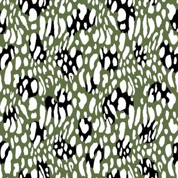 Abstract modern leopard seamless pattern. Animals trendy background. Color Stock Illustration