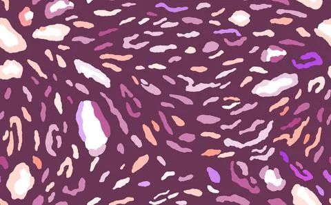 Abstract modern leopard seamless pattern. Animals trendy background. Color Stock Illustration