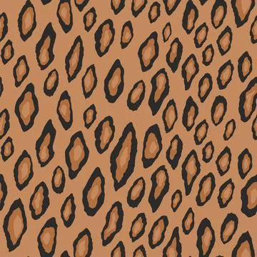 Abstract modern leopard seamless pattern. Animals trendy background. Beige and Stock Illustration