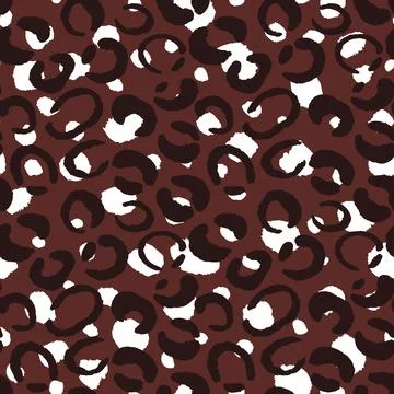 Abstract modern leopard seamless pattern. Animals trendy background. Color Illustrazione stock