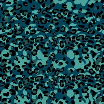 Abstract modern leopard seamless pattern. Animals trendy background. Color Stock Illustration