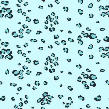 Abstract modern leopard seamless pattern. Animals trendy background. Color Stock Illustration