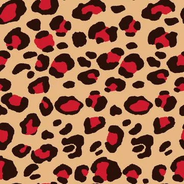 Abstract modern leopard seamless pattern. Animals trendy background. Color Illustrazione stock