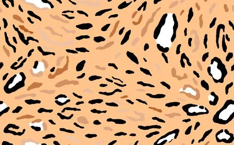 Abstract modern leopard seamless pattern. Animals trendy background. Color Stock Illustration